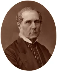 Pravý Honza Lord Selborne, bývalý lord vysoký kancléř Anglie, 1876.