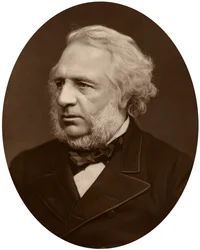 Sir Charles Reed, předseda londýnské školní rady, 1880.