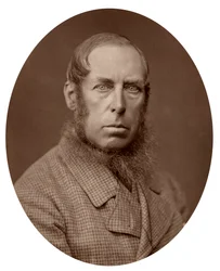 Sir Robert Porrett Collier, soudce soudního výboru tajné rady, 1880.