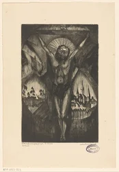Kristus na kříži Le Christ I (původní název na objektu)