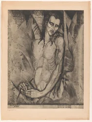 Nahý muž se zavřenýma očima Le Martyr (původní název)