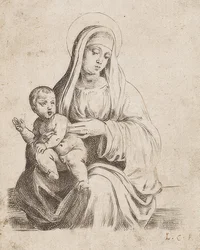 Krásná malá Madonna od Giacoma Francia