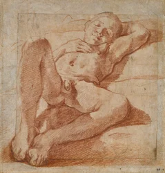 Studie nahého chlapce, 1575-1619