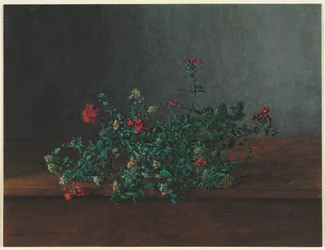 Zátiší s divokými květinami, 1864.