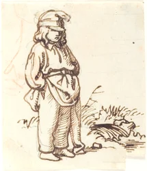Stojící chlapec