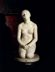 Důvěra v Boha, Lorenzo Bartolini (1777-1850), mramorová socha