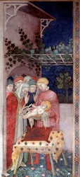 Obřízka svatého Jana Křtitele (Freska