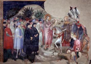 Kázání svatého Jana Křtitele (Fresco