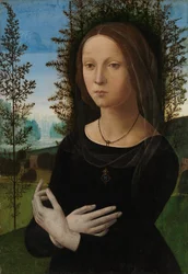 Portrét mladé ženy, kolem 1490-1500.