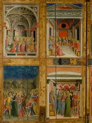 Relikviář dveří Santa Maria della Scala. vnitřní panel