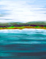Živý výhled na jezero