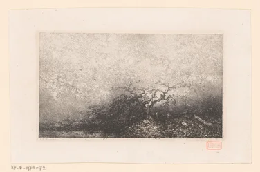 Krajina se stromem u bazénu Různé krajiny (název série) Croquis du voyage de 1843 (název série)