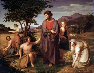 Ruth na Boazově poli“, 19. století.