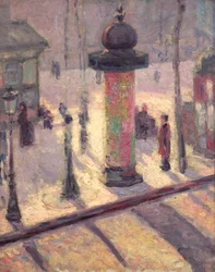 Kiosek na bulváru Clichy, 1886-7