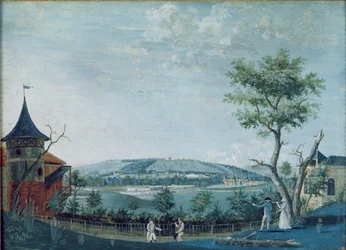 Ermitáž a starý zámek v parku v Le Raincy, 1754-93