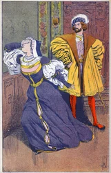 Francois 1er a Marguerite z Angouleme