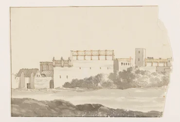 Klooster te Biseglia Cesty po Itálii, Sicílii a Maltě - 1778 (název série)