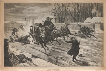 Atentát na cara Alexandra II. v Petrohradu, 1881.