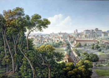 Pohled na Viminale Hill, Řím, c.1800