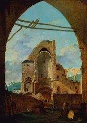 Demolice opatství Montmartre, c1740-1800.