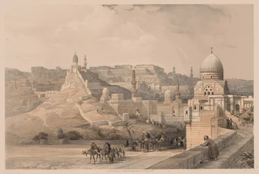 Egypt a Núbie: Svazek III – č. 34, Citadela v Káhiře, rezidence Mehemeta Aliho, 1838.