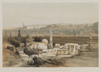 Egypt a Núbie, svazek III: Káhira od brány Citzenib, pohled k Suezské poušti, 18