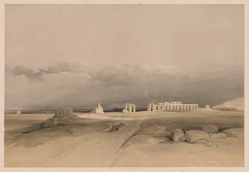 Egypt a Núbie: Svazek II – č. 8, Ruiny Memnonia, Théby