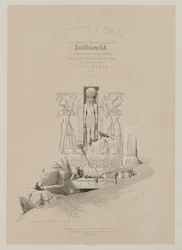 Egypt a Núbie, svazek I: Frontispis, 1846.