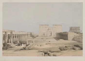 Egypt and Nubia, Volume I: Grand Approach to the Temple of Philae, Nubia, 1847.