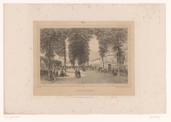 Pohled na Jardin des Plantes Jardin des Plantes (název na objektu) Tváře v Paříži a okolí (název série) Paris (název série na objektu)