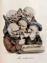 Prodejci starožitností Gravírování Louis-Leopold Boilly (Louis Leopold Boilly