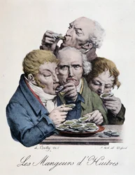 Jedlíci ústřic - L. Boilly