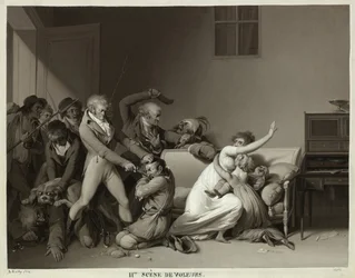 Druhá scéna zlodějů: Zatčení zlodějů, 1810