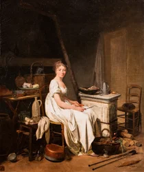 Kuchař, asi 1789-1799 (olej na plátně)