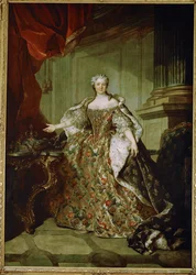 Marie Leszczynská, francouzská královna, manželka Ludvíka XV., dcera Stanislava Leszczynského, polského krále ...