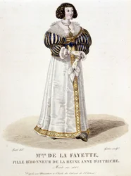 Marie-Madeleine (Marie Madeleine) Pioche de La Vergne, hraběnka z Lafayette (Madame de la Fayette) (1634-1693), čestná dcera rakouské královny Anny. Ve „“francouzské galerii slavných žen““