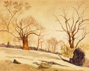 Podzimní krajina, ca. 1886-1887.