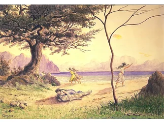 Záchrana, c. 1900.