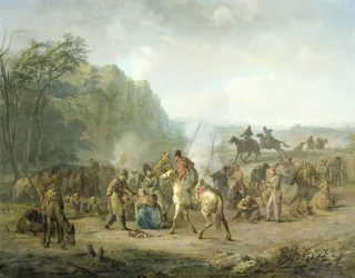 Kozácký bivak, 1813