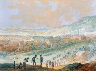 Město Cap Francais (dnešní Cap-Haitien) na Haiti