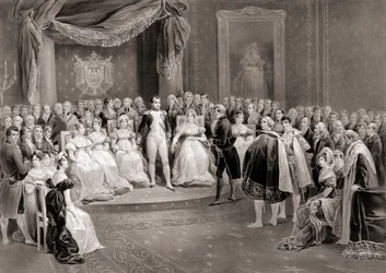 Napoleon ja hänen hovinsa. (Tulosta)