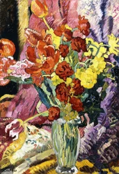 Kytice květin, cca 1930 (olej na plátně)