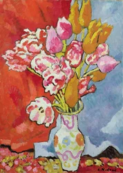 Tulipány, kolem roku 1935 (olej na plátně)