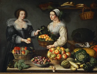 La marchande de fruits et legumes - Zelinářství...