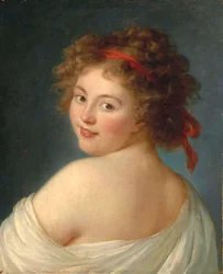 Portrét hraběnky Jekatěriny Skavronské, rozené von Engelhardt 1761-1829, 1790.