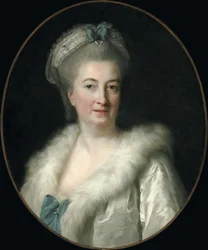 Portrét umělcovy matky, Madame Le Sèvre, rozené Jeanne Maissin 1728-1800, kolem roku 1778.