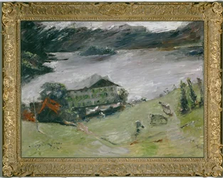 Krajina u Walchensee (olej na plátně)