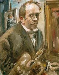 Autoportrét - Autoportrét - Peinture de Lovis Corinth (1858-1925) - 1924 - Olej na plátně - 100x80 - (c) Muzeum moderního umění, New York