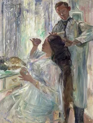 Charlotte Corinth u svého toaletního stolku, 1911