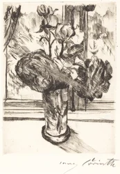 Růže ve sklenici vody, 1916.